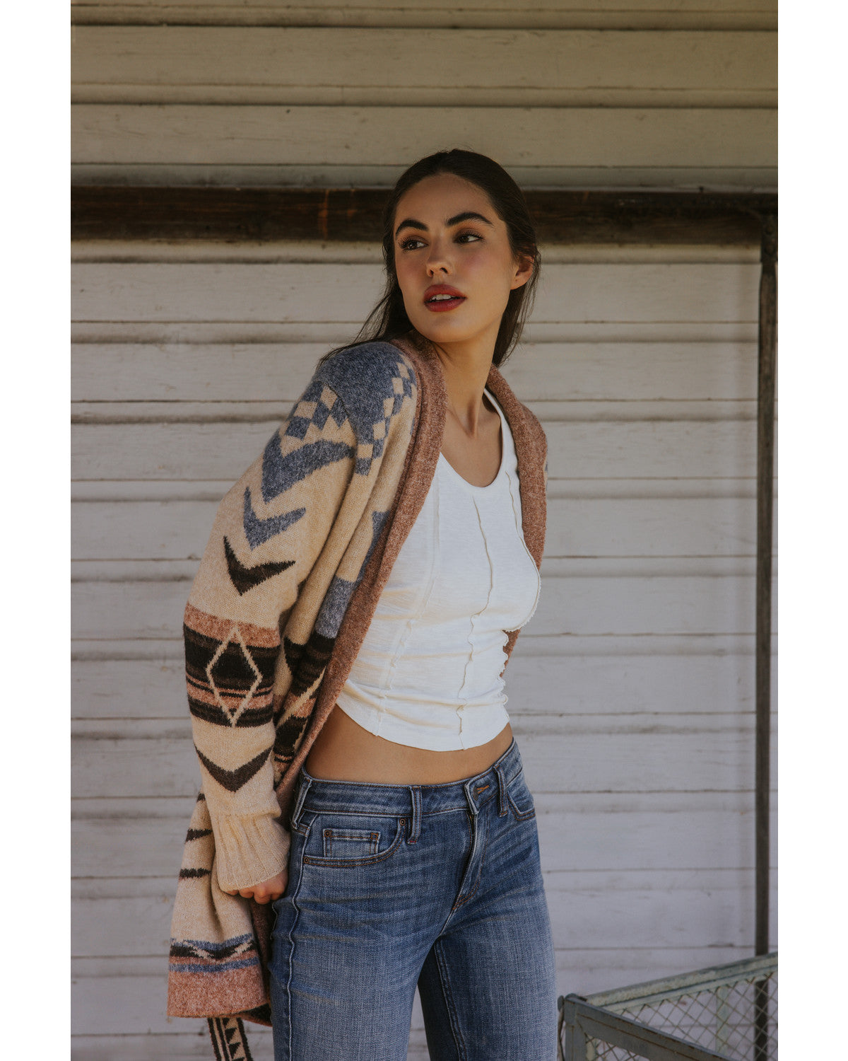 Kimbark Southwestern Print Cardigan