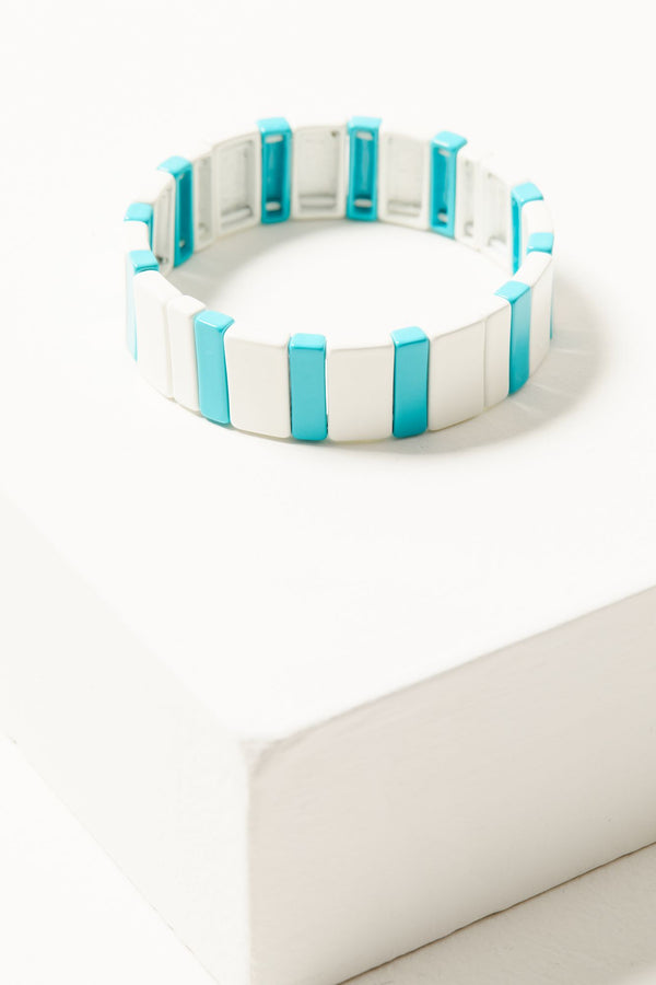 Knox Stretch Bracelet Set - 3 Piece - White