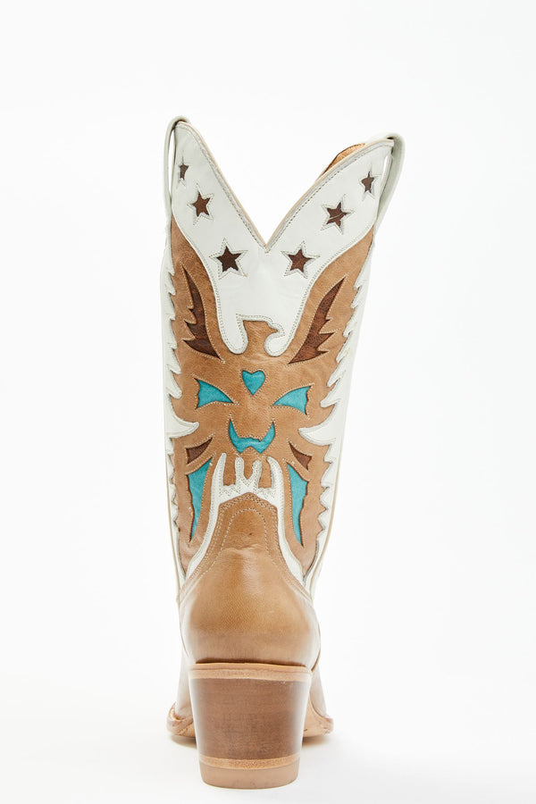 Viceroy Pebble Western Boots - Pointed Toe - Tan