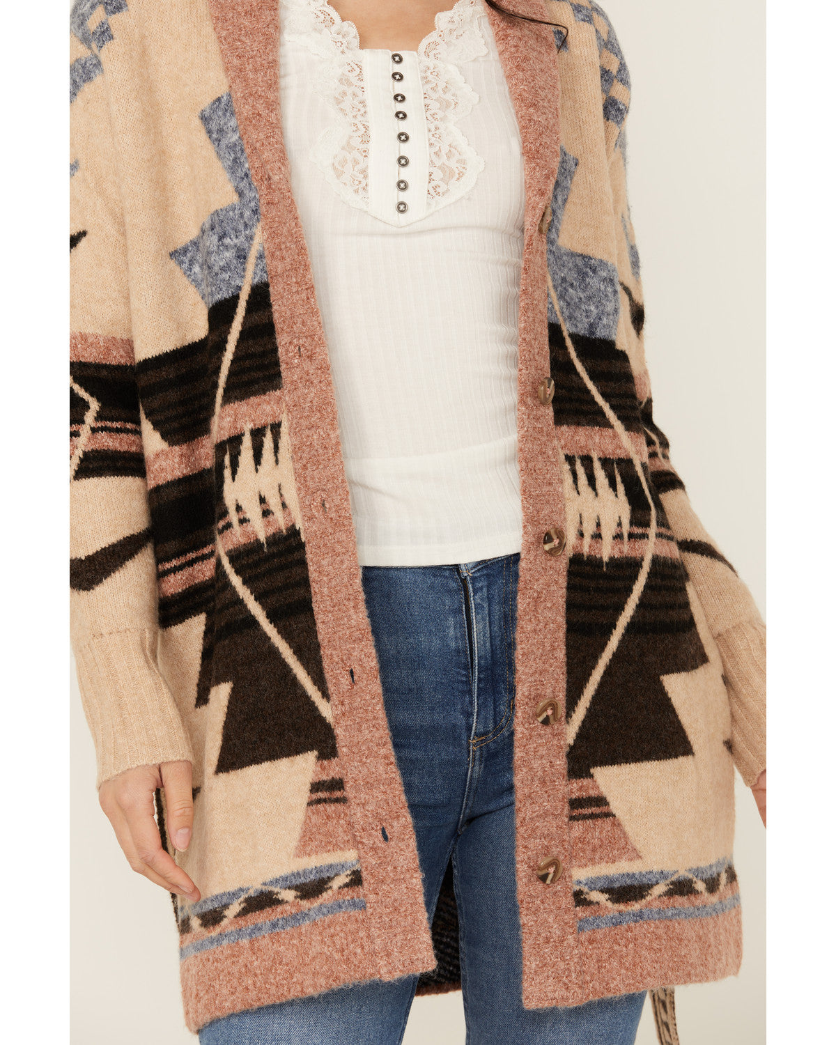 Kimbark Southwestern Print Cardigan