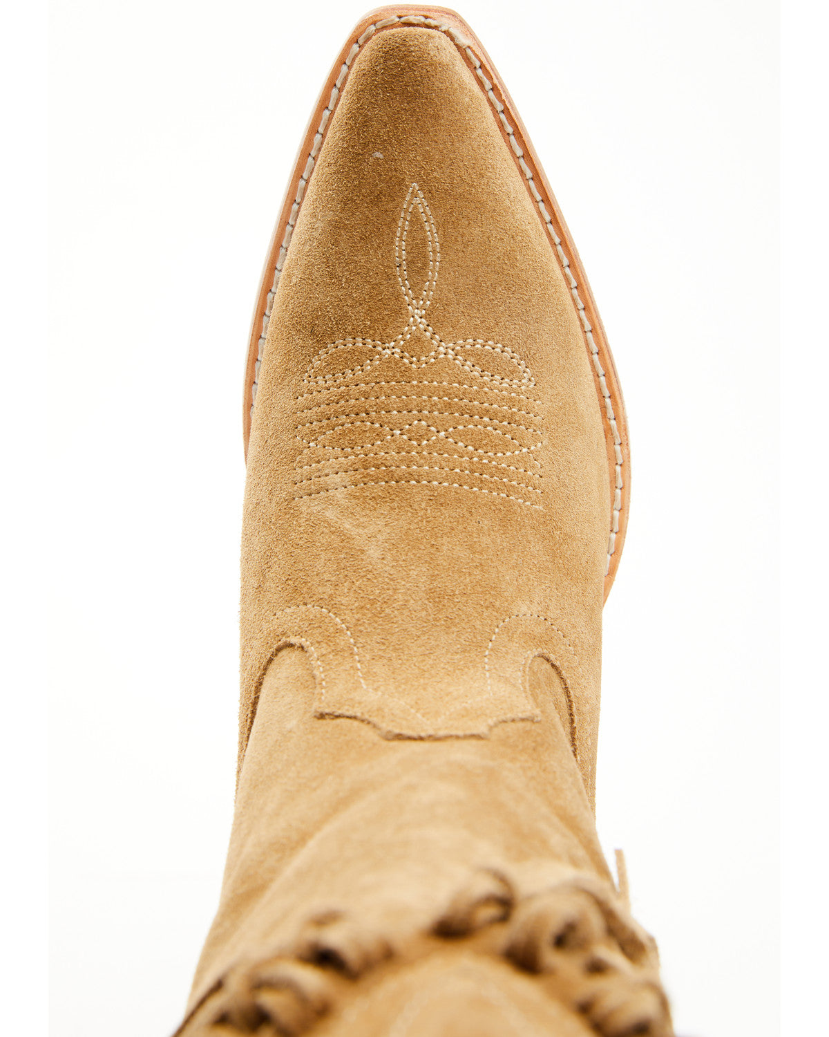 Sterling Fringe Tall Western Boots - Snip Toe