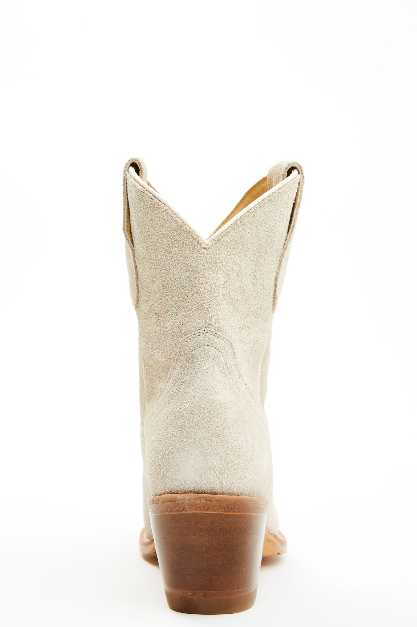 Ivory suede booties best sale