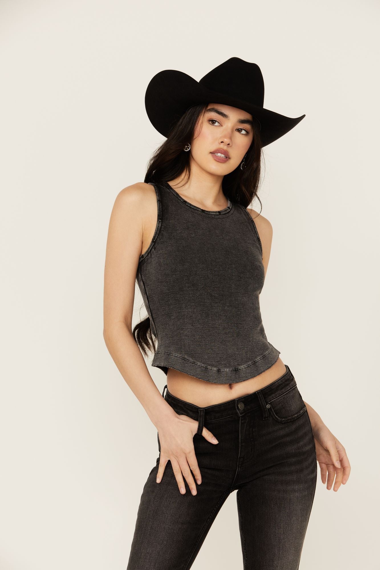 Ribbed Studded Tank