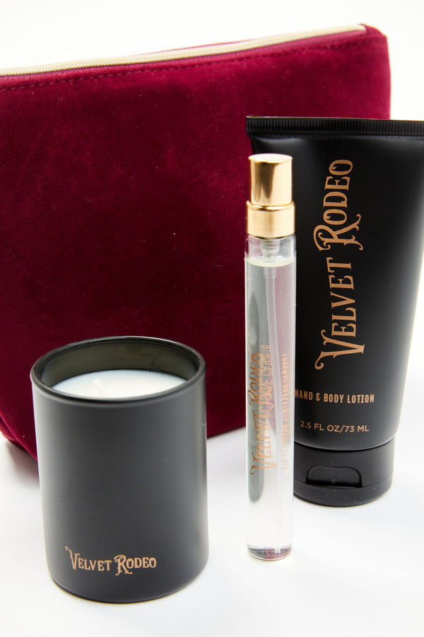 Velvet Rodeo Eau de Parfum Fragrance Gift Set - Burgundy