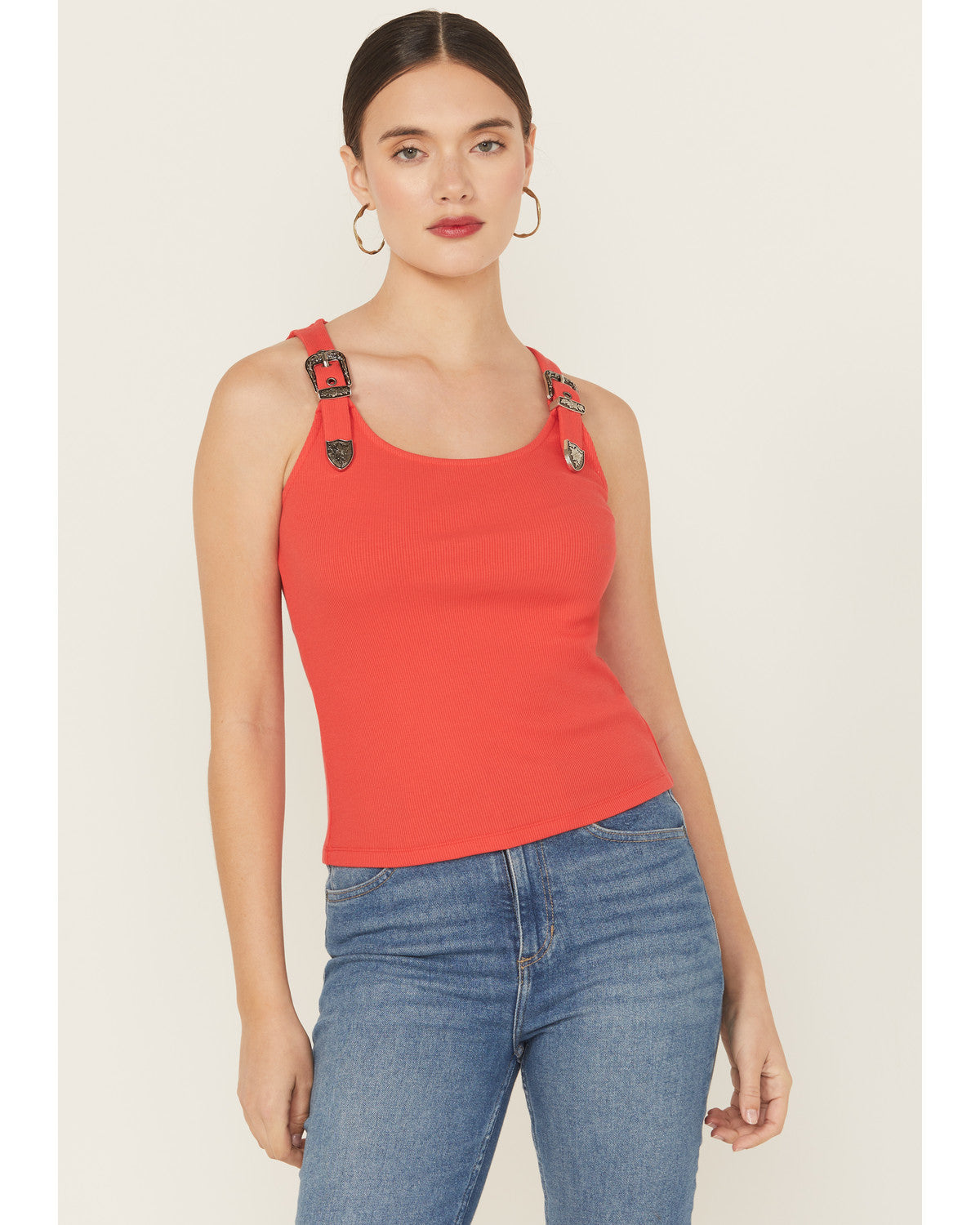 Wylie Rib Knit Buckle Tank