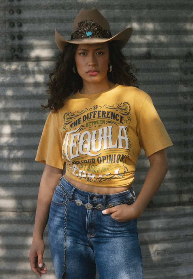 I Asked For Tequila Short Sleeve Graphic Tee