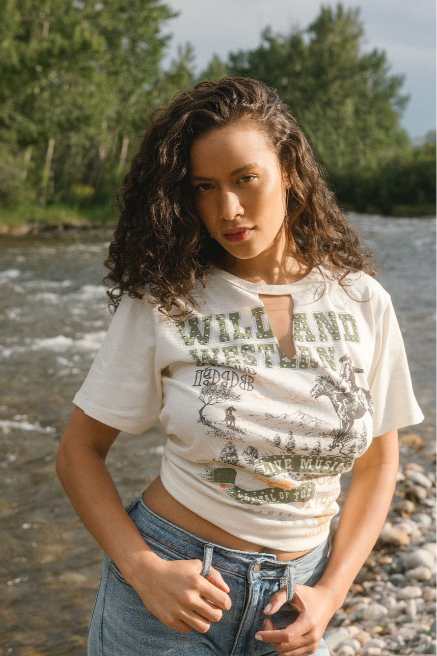 Wild And Western Short Sleeve Graphic Tee