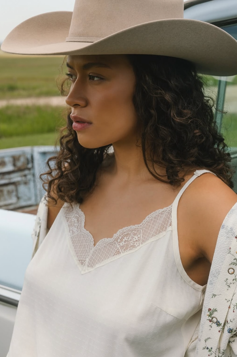 Randa Lace Trim Cami