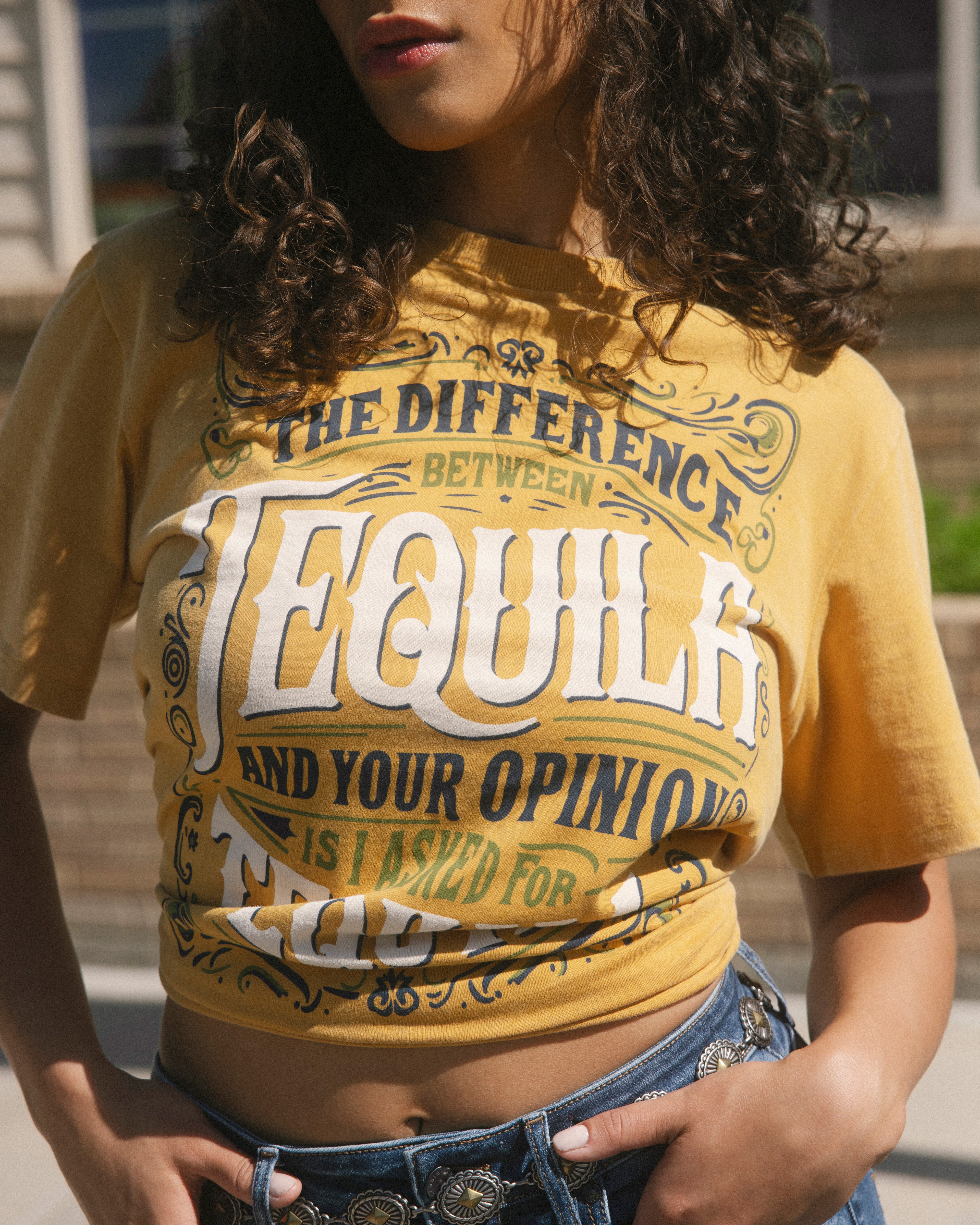 I Asked For Tequila Short Sleeve Graphic Tee