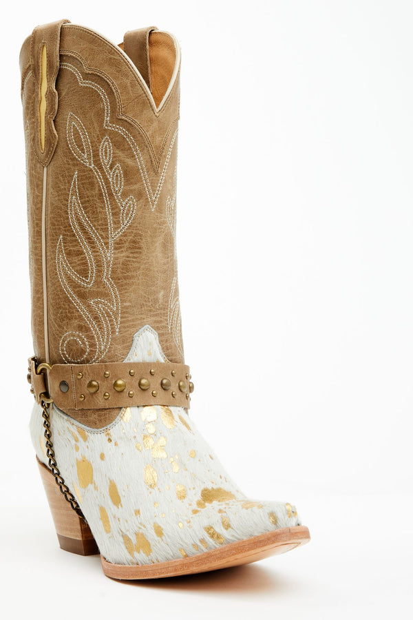 Tamara Western Boots - Snip Toe - Tan