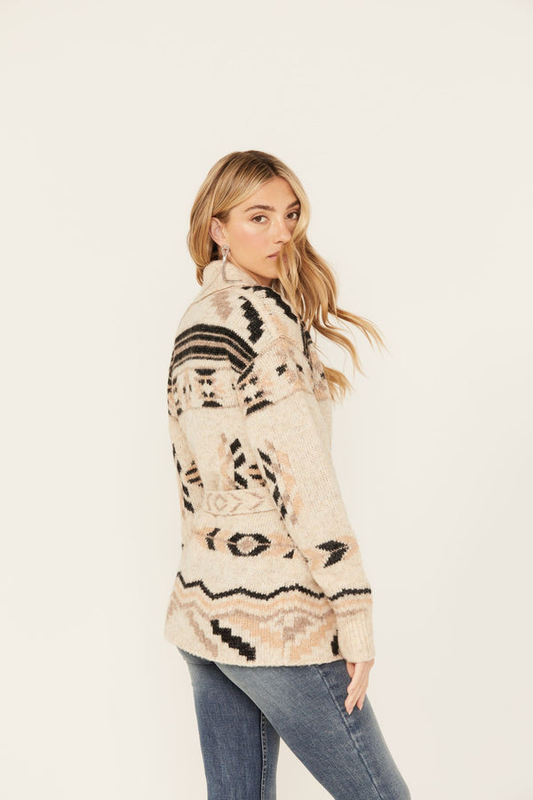 Nora Belted Sweater - Ivory