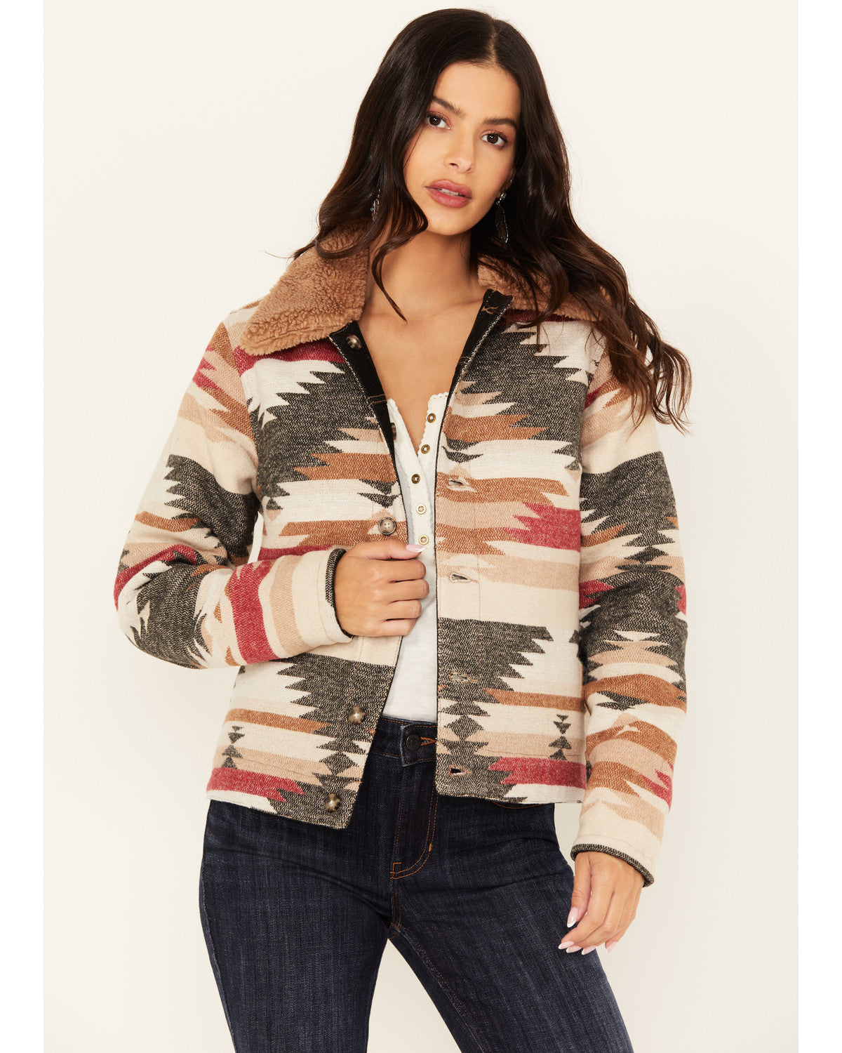 Easton Reversible Denim Blanket Jacket Easton Reversible Denim Blanket Jacket