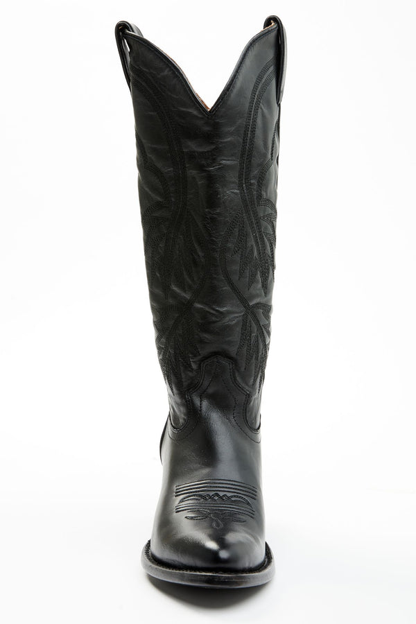 Actin Up Western Boots - Pointed Toe - Black
