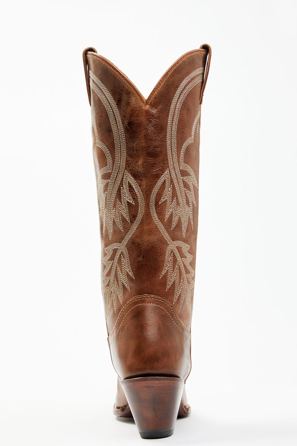 Actin Up Brown Western Boots - Round Toe - Brown