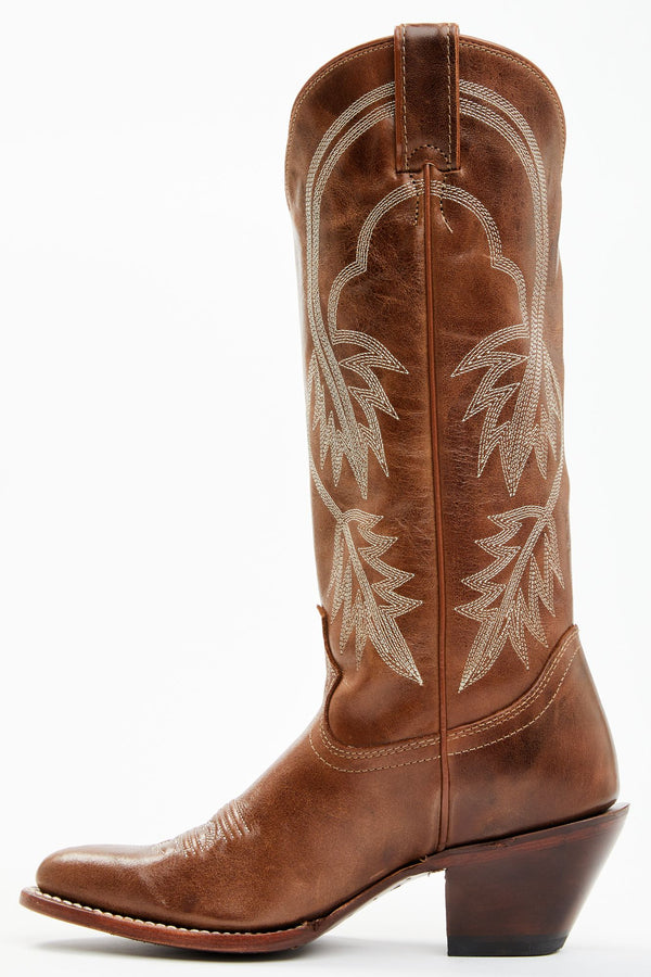 Actin Up Brown Western Boots - Round Toe - Brown