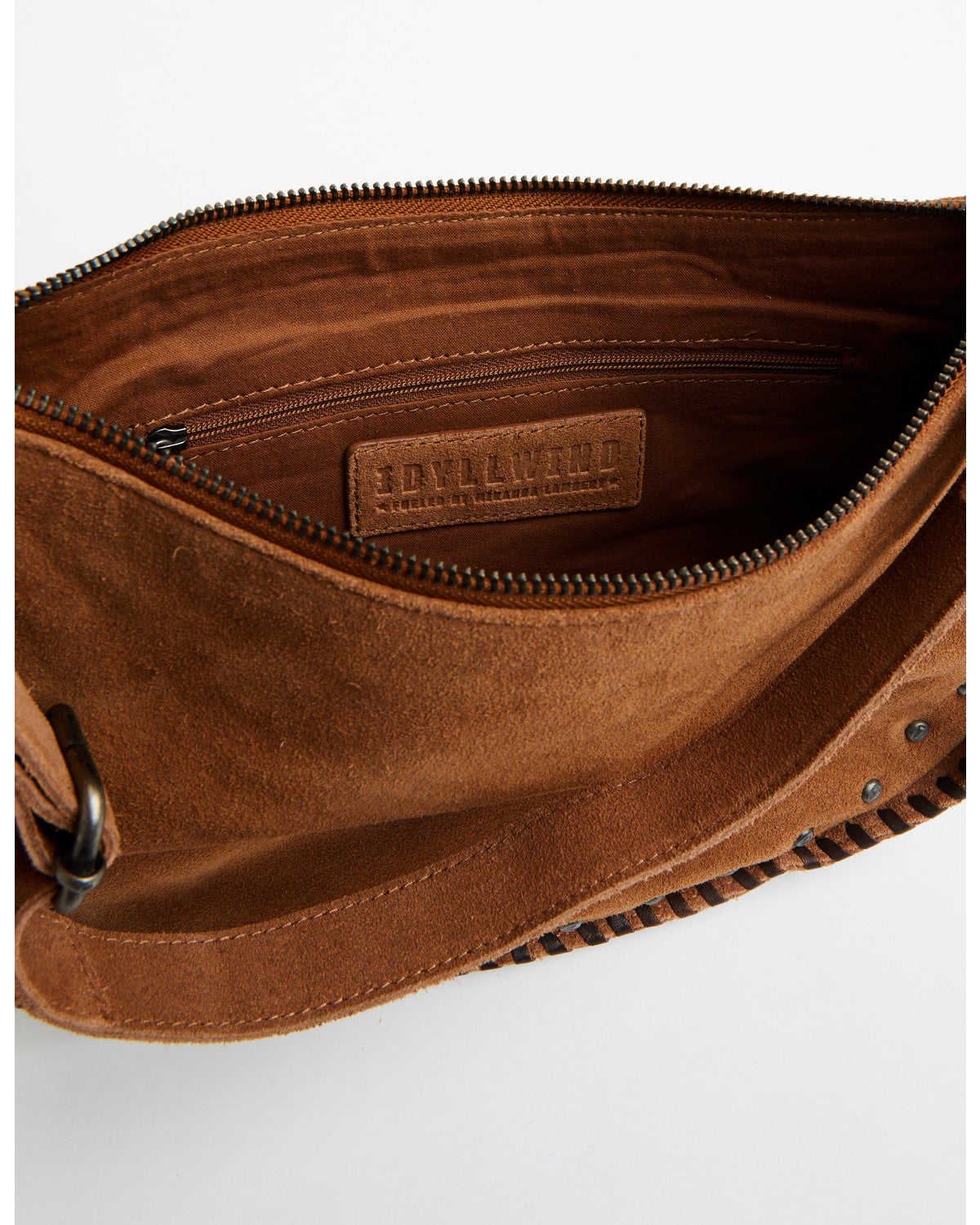 Sabre Star Suede Shoulder Bag