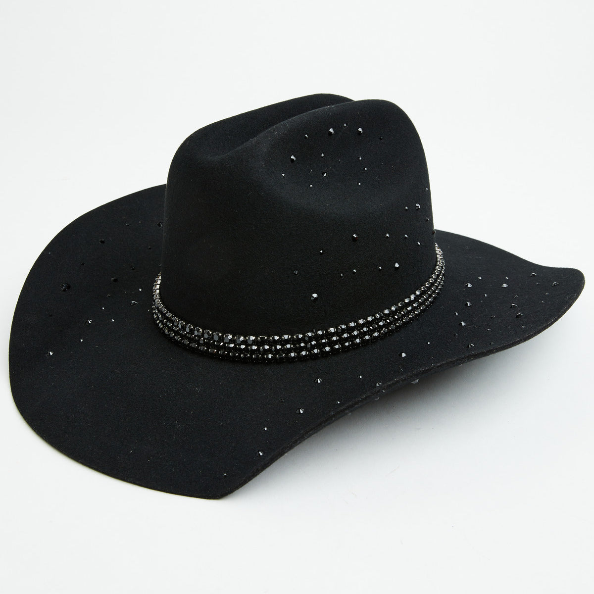 Callywood Rhinestone Felt Cowboy Hat display picture 1
