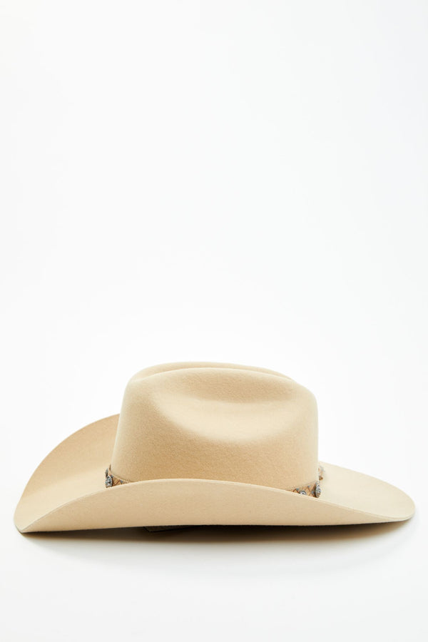 Sarasota Felt Cowboy Hat - Cream