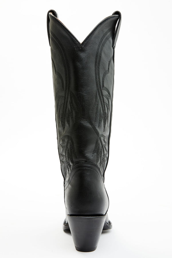 Actin Up Western Boots - Pointed Toe - Black