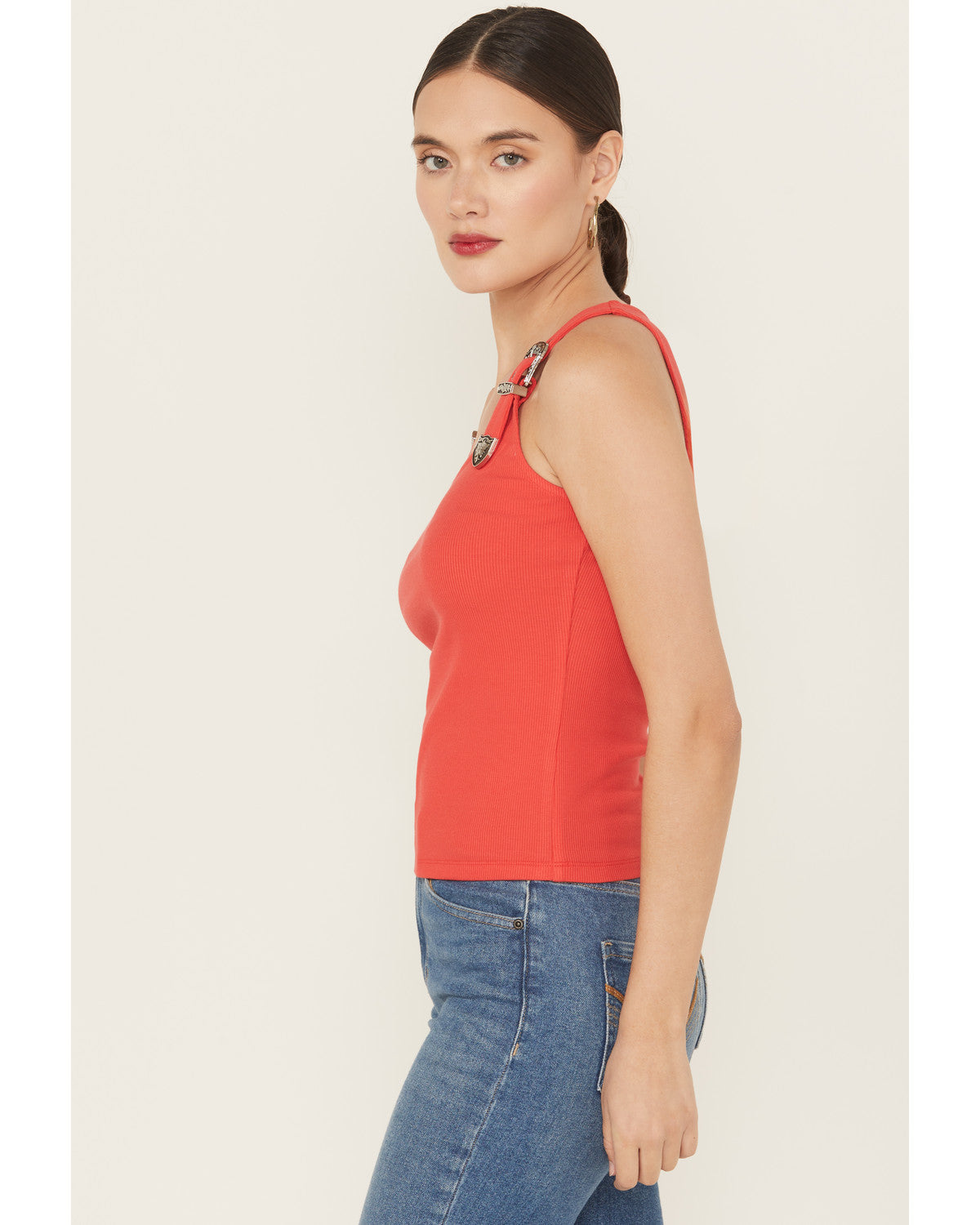 Wylie Rib Knit Buckle Tank
