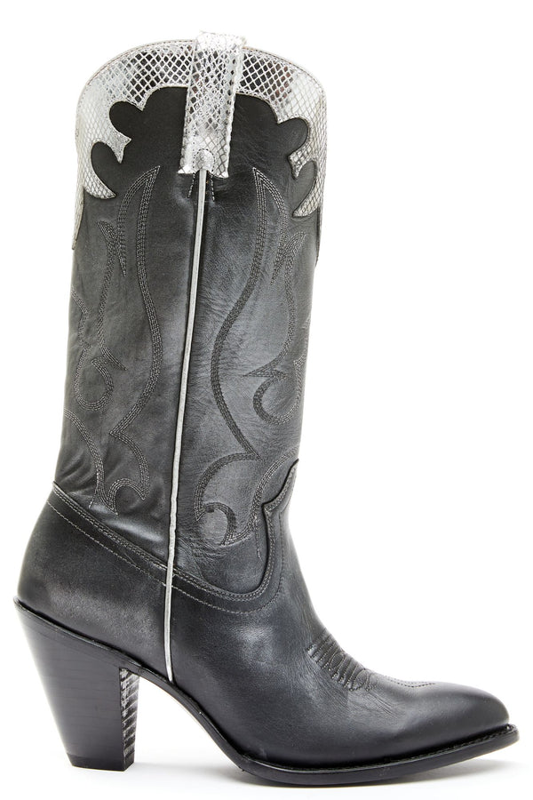 Lady Luck Western Boots - Round Toe - Black