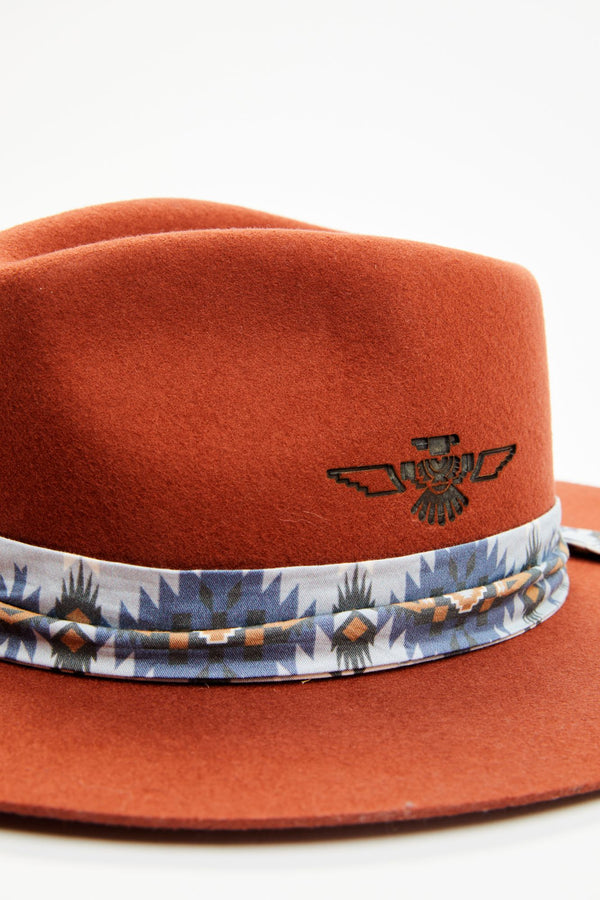 Sasparilla Western Wool Hat - Rust Copper