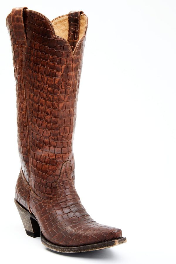 Strut Whiskey Western Boots - Snip Toe - Brown