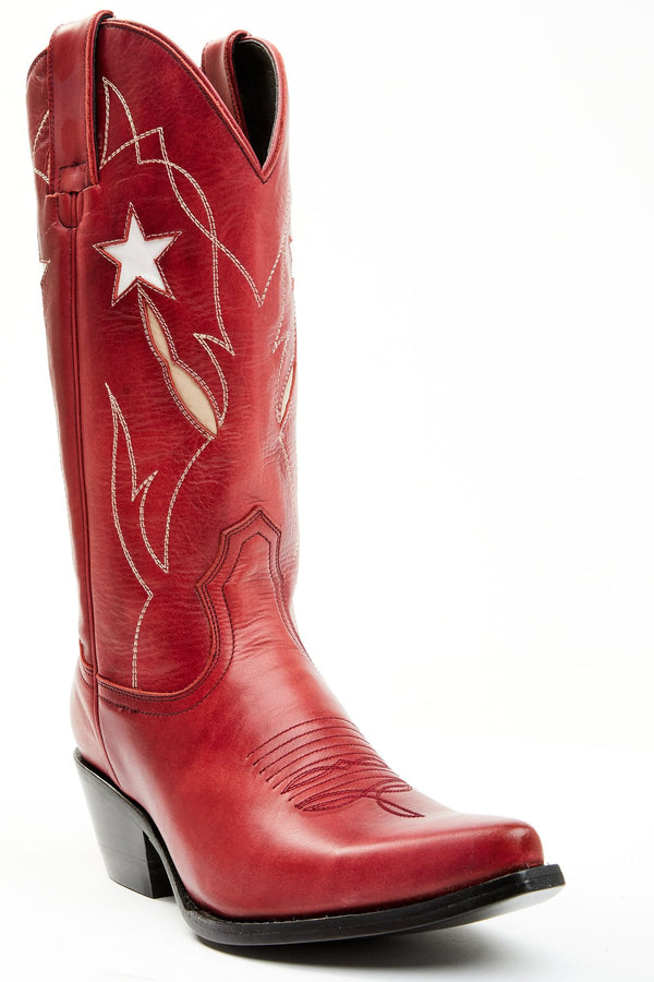 Stellar Western Boots - Round Toe - Red