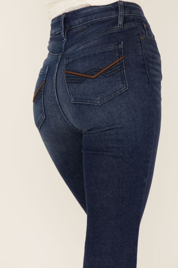 Dark Wash De Soto High Risin Rebel Bootcut Jeans – Idyllwind