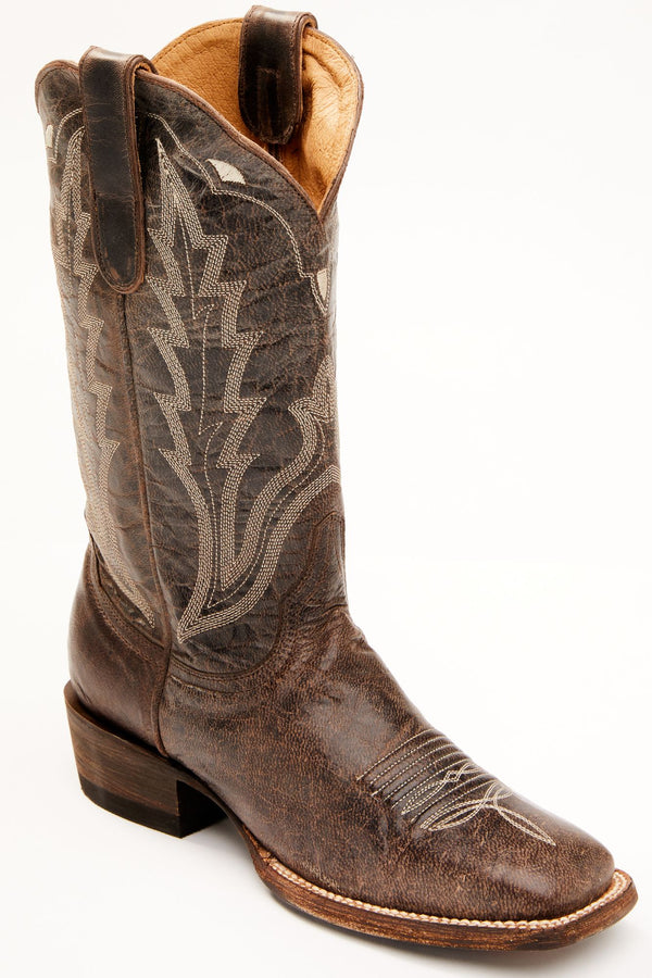 Bandit Performance Western Boot w/Comfort Technology – Broad Square Toe - Dark Brown