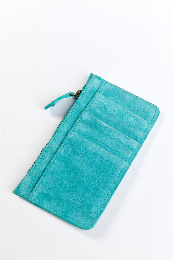 Buttercup Drive Floral Wallet - Turquoise