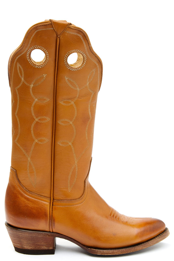 Rider Performance Western Boots - Round Toe-Comfort Technology - Cognac