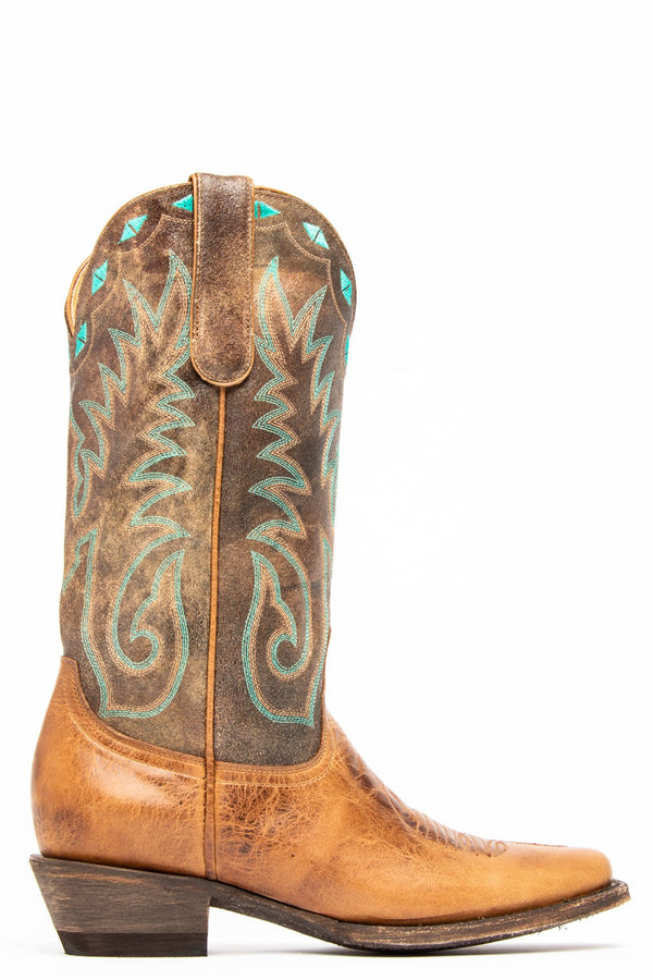 Buck Wild Performance Western Boot w/Comfort Technology – Square Toe - Brown