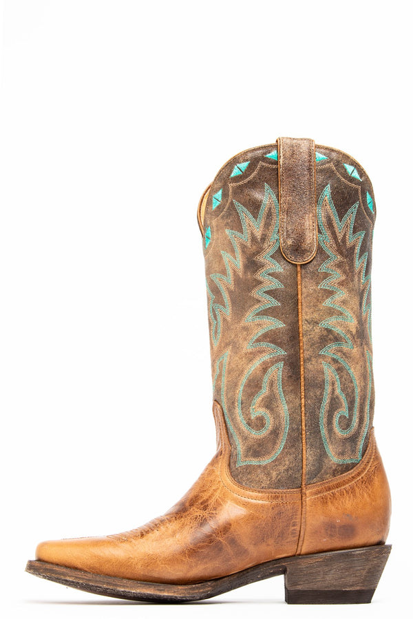 Buck Wild Performance Western Boot w/Comfort Technology – Square Toe - Brown