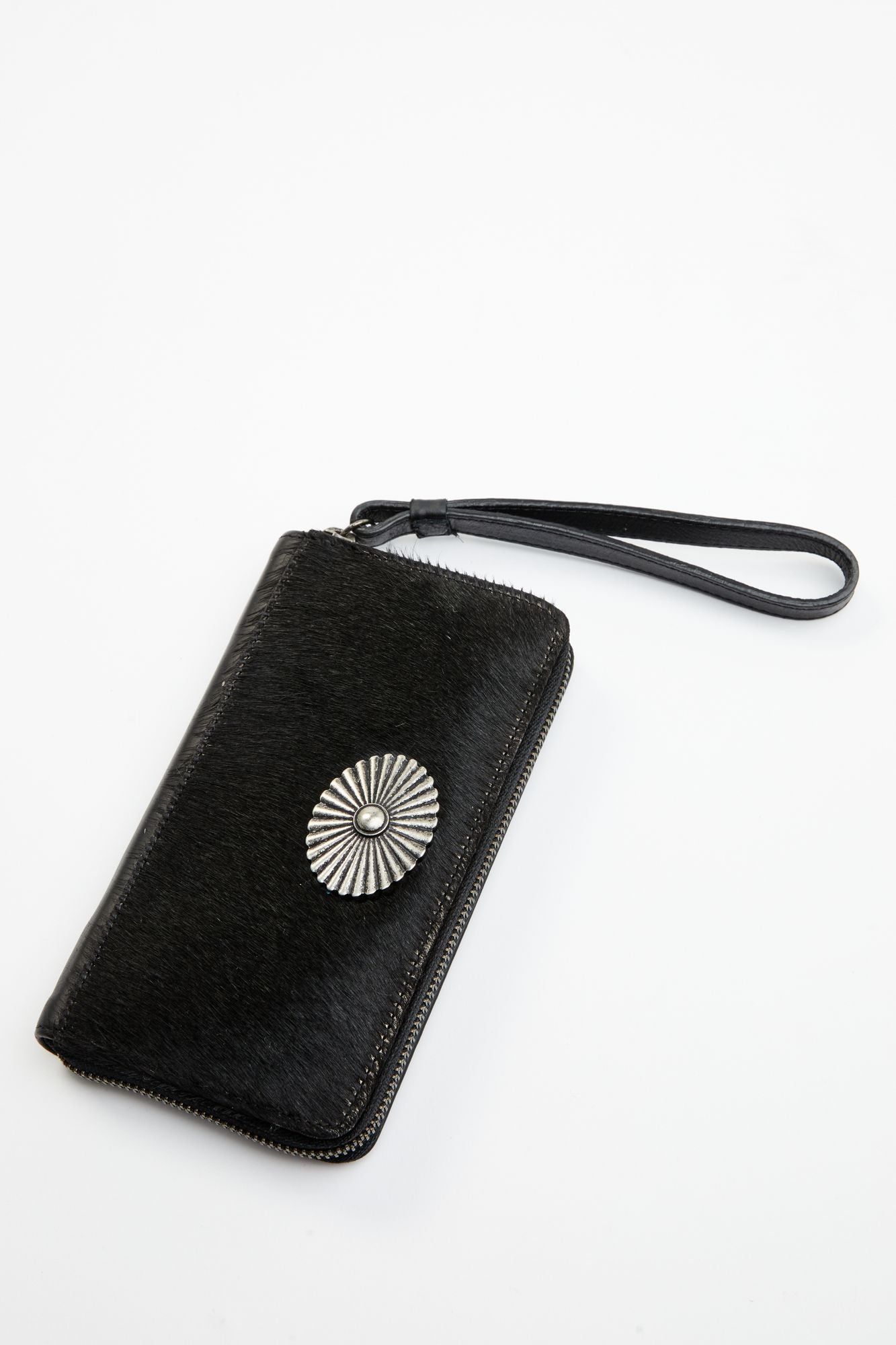 Brazilian Leather partial hair hotsell on hide wristlet