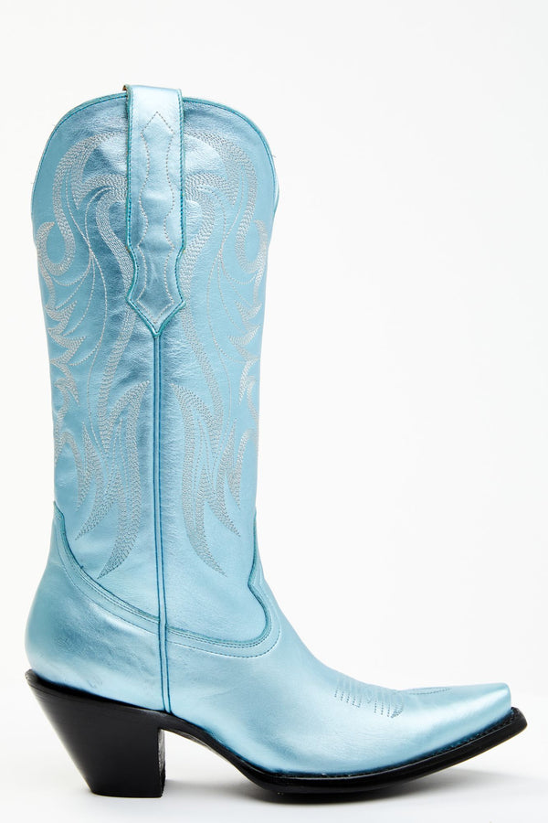 Blue By You Western Boots - Snip Toe - Blue