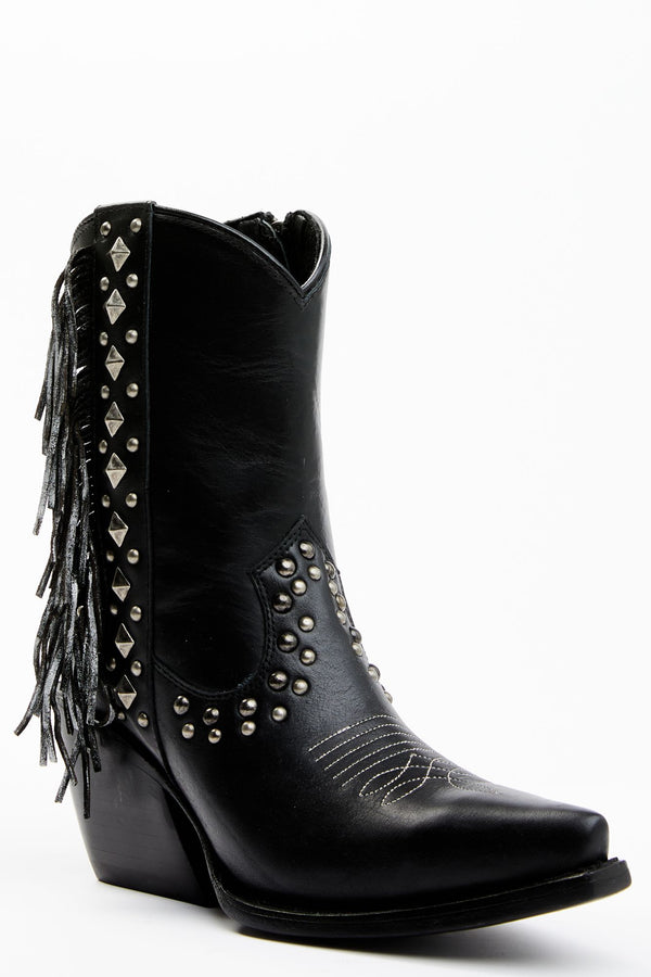 Studded Fringe Day Trip Cowgirl Boots - Snip Toe – Idyllwind Fueled by ...