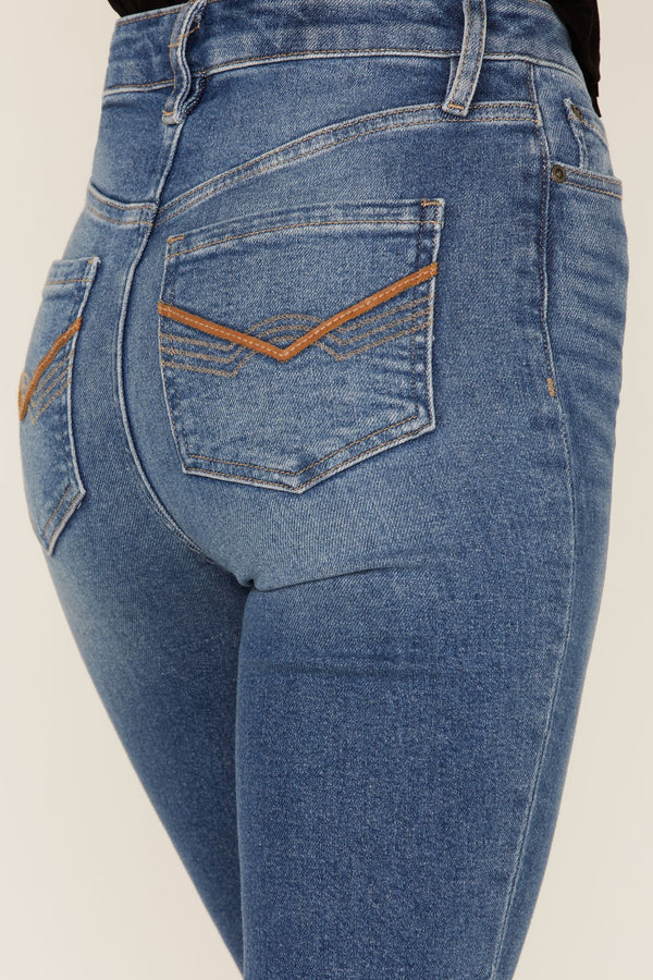 Idyllwind Women's Glenrose Vintage Gypsy High Rise Bootcut Jeans Medium  Wash - Fueled by Miranda Lambert