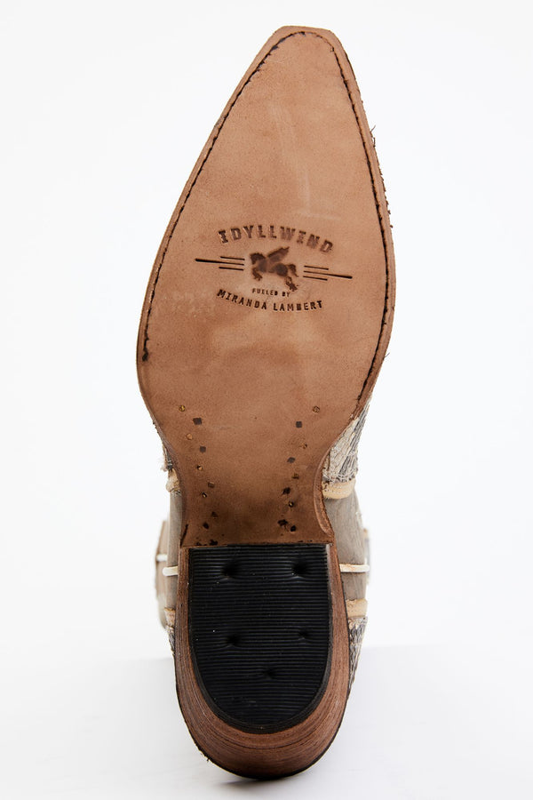 Triad Western Tall Boot - Snip Toe - Brown