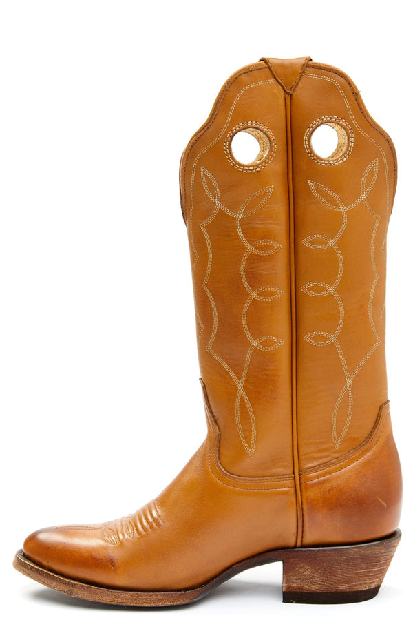 Rider Performance Western Boots - Round Toe-Comfort Technology - Cognac