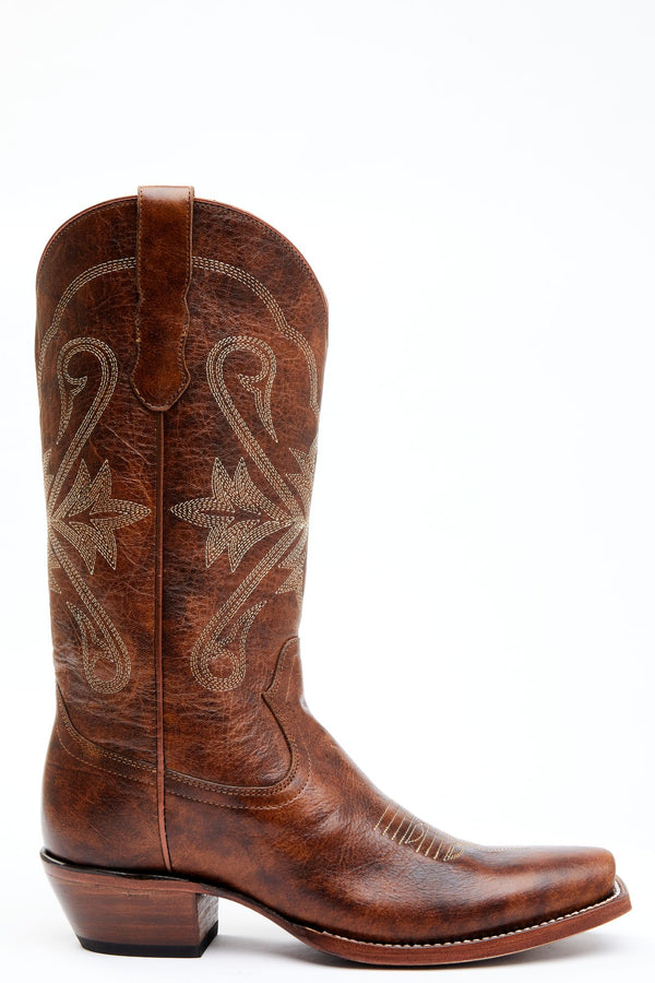 Buttercup Western Boots - Narrow Square Toe - Brown