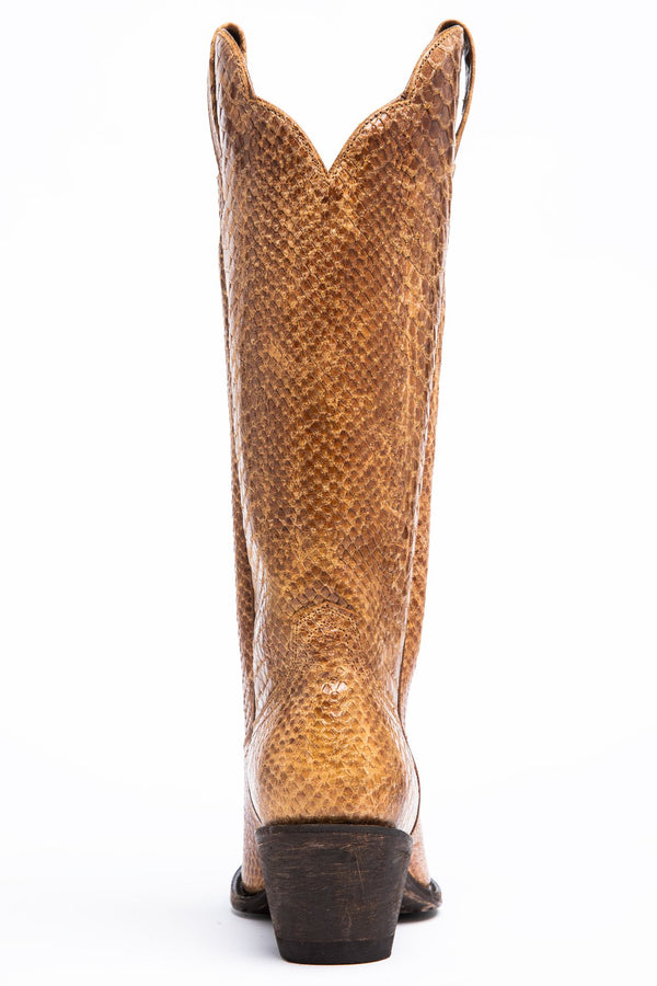 Strut Brown Western Boots - Snip Toe