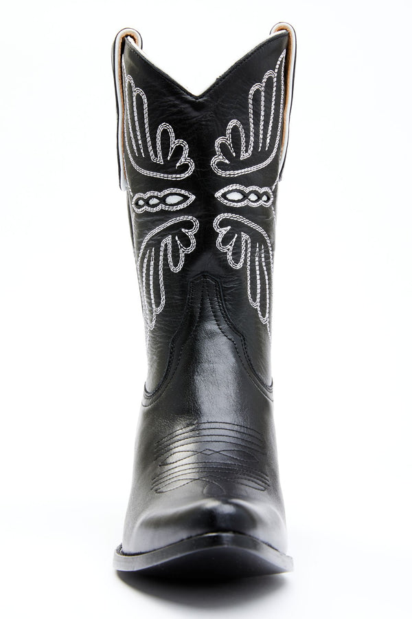 Aces Black Western Boots - Round Toe - Black