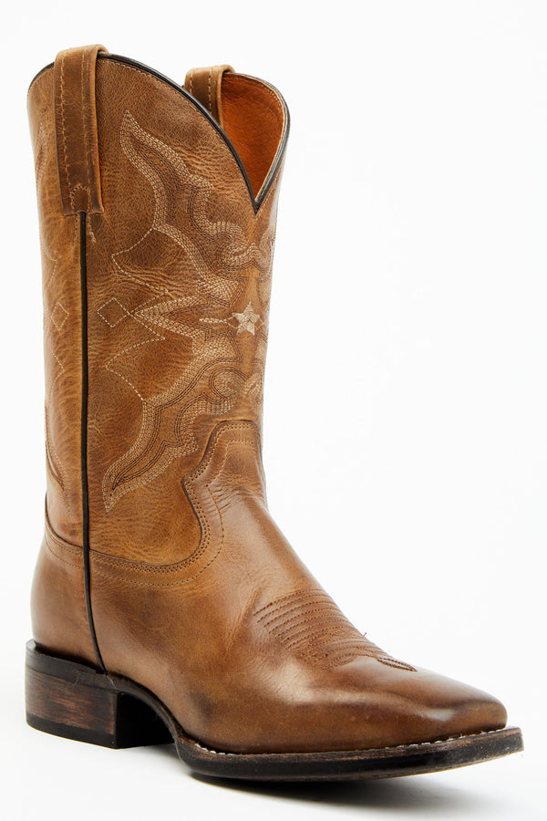 Canyon Cross Performance Western Boot w/Comfort Technology – Broad Square Toe - Brown