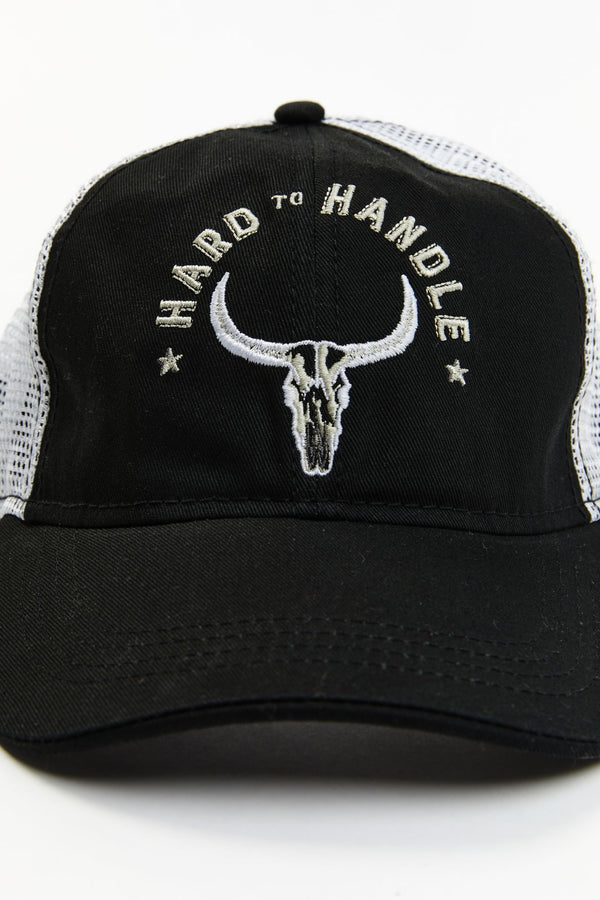 Hard To Handle Mesh-Back Baseball Hat - Black