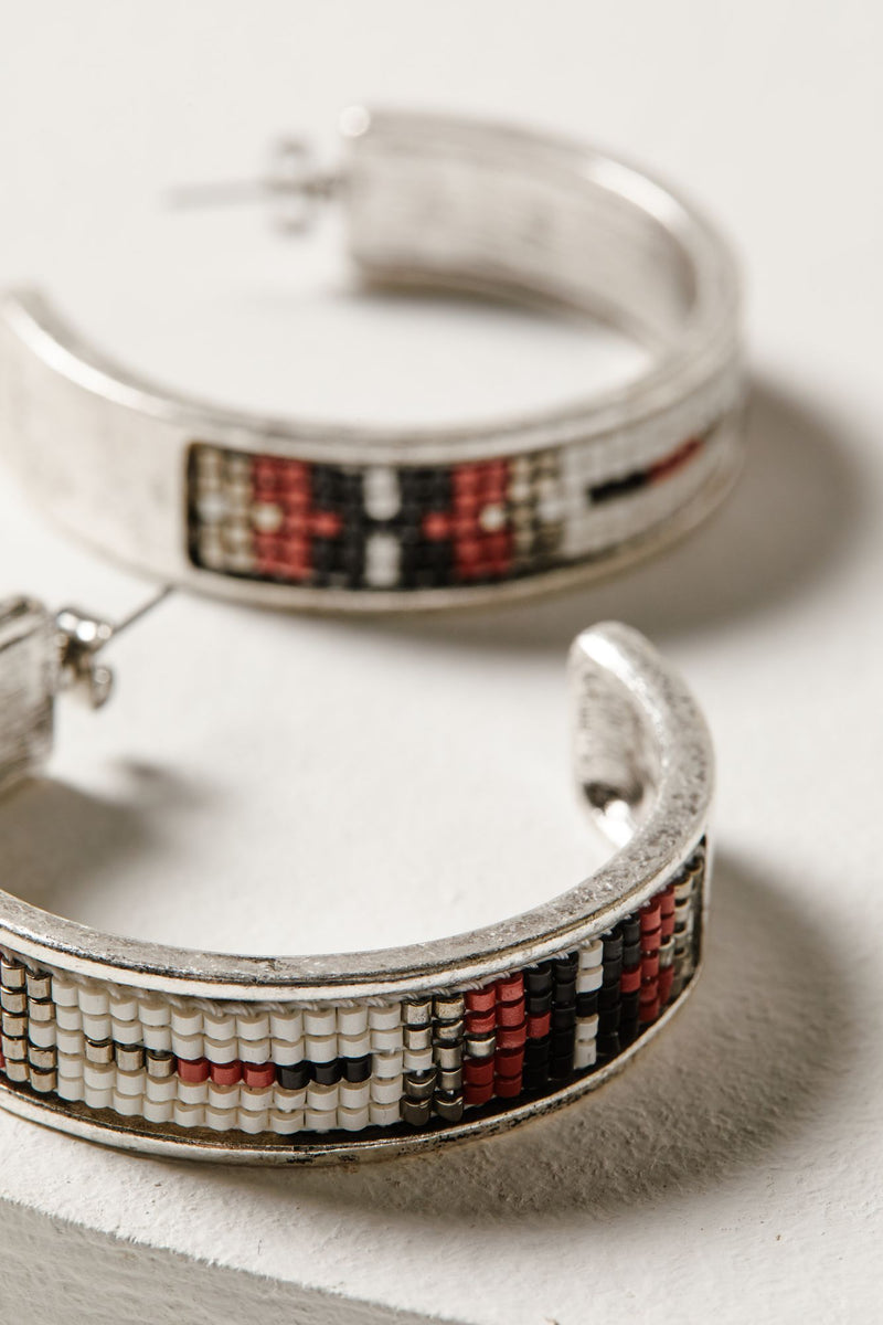 Cheshire Beaded Hoop Earrings Idyllwind Fueled by Miranda Lambert