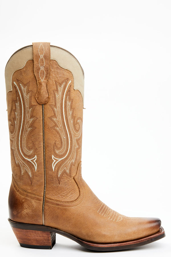 Lindale Performance Western Boot w/Comfort Technology - Square Toe - Tan