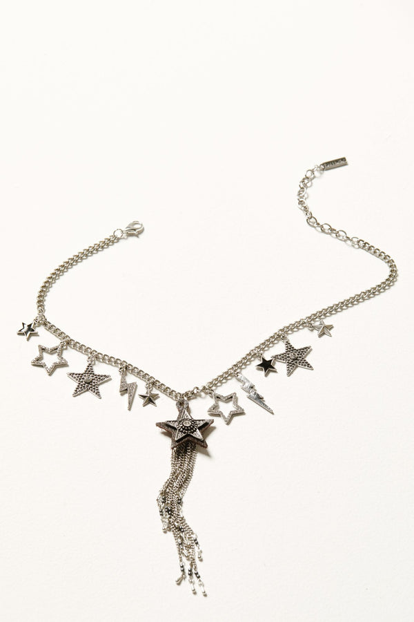 Starboard Choker Necklace - Silver