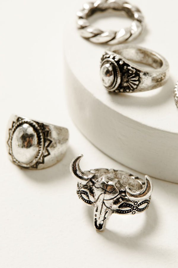 Irondale Ring Set - Silver