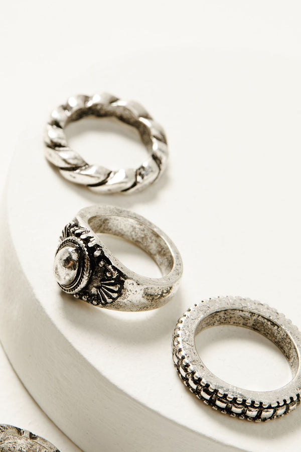 Irondale Ring Set - Silver